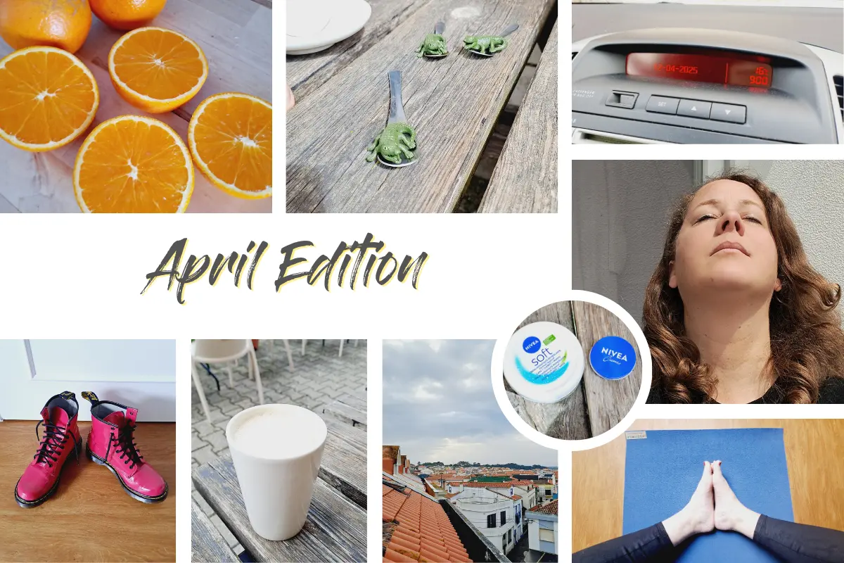 Fotocollage meines 12. April 2025 in 12 Bildern als Headerbild für meinen Blogartikel zu 12von12 – April Edition.