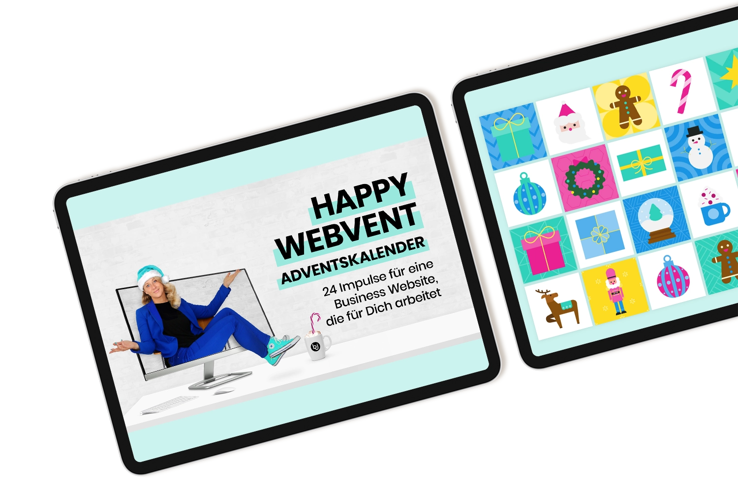 Happy Webvent Adventskalender - 24 Impulse für eine Business Website, die für Dich arbeitet.