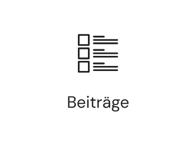 Elementor Widget Beiträge