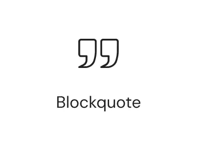 Elemenor Widget Blockquote