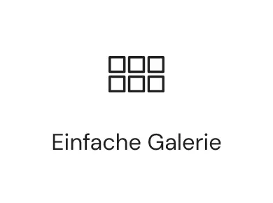 Elementor Widget Einfache Galerie