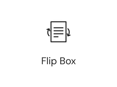 Elementor Widget Flip Box