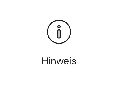 Elementor Widget Hinweis