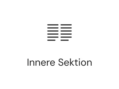 Elementor Widget Innere Sektion