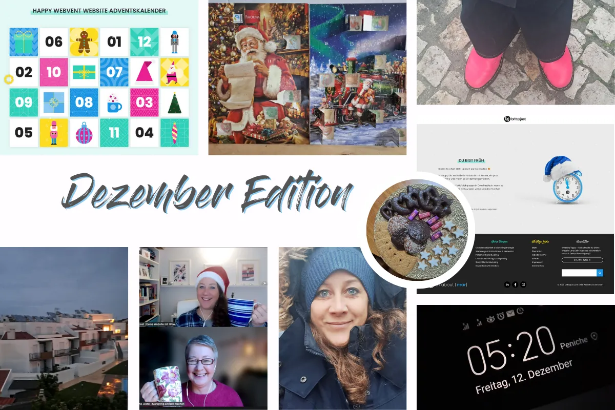 Fotokollage meines #12von12 am 12. Dezember in 12 Bildern.