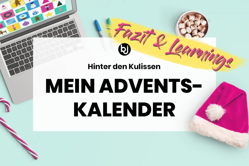 Hinter den Kulissen - Mein Adventskalender 2025 - Fazit & Learnings
