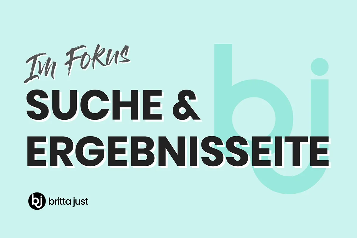 Im Fokus: Sucher & Ergebnisseite