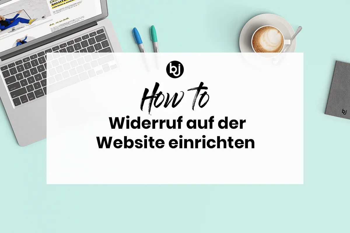 How to Widerruf auf der Website einrichten.
